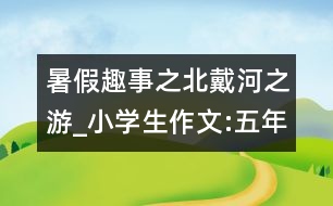 暑假趣事之北戴河之游_小學生作文:五年級