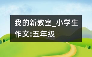 我的新教室_小學(xué)生作文:五年級(jí)