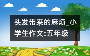 頭發(fā)帶來的麻煩_小學生作文:五年級