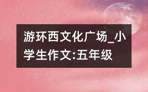 游環(huán)西文化廣場_小學生作文:五年級