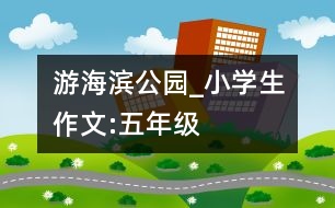 游海濱公園_小學(xué)生作文:五年級(jí)