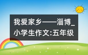 我愛家鄉(xiāng)――淄博_小學生作文:五年級