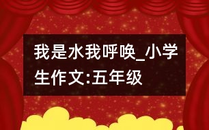 我是水我呼喚_小學生作文:五年級