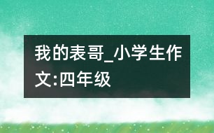 我的表哥_小學生作文:四年級