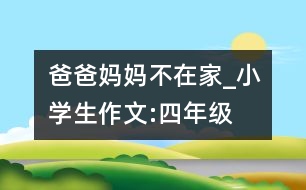 爸爸媽媽不在家_小學生作文:四年級