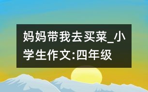 媽媽帶我去買菜_小學生作文:四年級