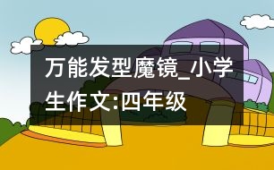 萬能發(fā)型魔鏡_小學生作文:四年級