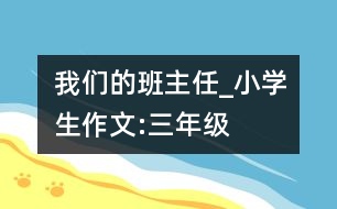 我們的班主任_小學(xué)生作文:三年級