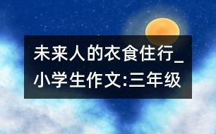 未來人的衣食住行_小學(xué)生作文:三年級(jí)