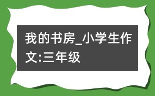 我的書房_小學(xué)生作文:三年級(jí)