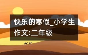 快樂的寒假_小學(xué)生作文:二年級