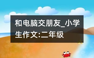 和電腦交朋友_小學生作文:二年級