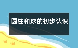 圓柱和球的初步認(rèn)識(shí)