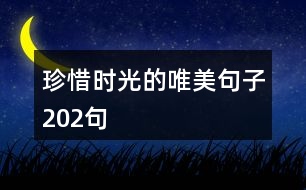 珍惜時光的唯美句子202句