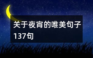 關于夜宵的唯美句子137句