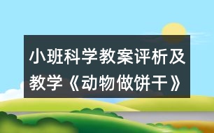 小班科學(xué)教案評(píng)析及教學(xué)《動(dòng)物做餅干》反思