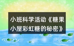 小班科學活動《糖果小屋彩虹糖的秘密》教案反思