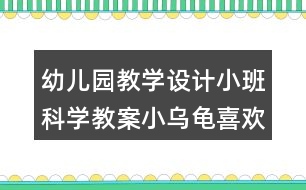 幼兒園教學設(shè)計小班科學教案小烏龜喜歡的食物反思