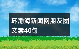 環(huán)渤海新聞網(wǎng)朋友圈文案40句