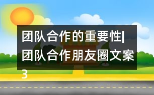 團(tuán)隊(duì)合作的重要性|團(tuán)隊(duì)合作朋友圈文案35句