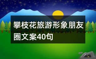 攀枝花旅游形象朋友圈文案40句