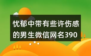 憂郁中帶有些許傷感的男生微信網名390個