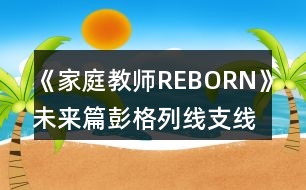 《家庭教師REBORN》未來篇彭格列線支線攻略