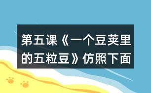 第五課《一個(gè)豆莢里的五粒豆》仿照下面的問(wèn)題清單整理大家提出的問(wèn)題，說(shuō)說(shuō)你有什么發(fā)現(xiàn)。