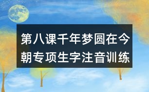 第八課千年夢圓在今朝專項生字注音訓練