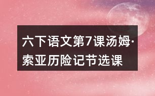 六下語文第7課湯姆·索亞歷險記（節(jié)選）課堂筆記之課文主題