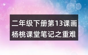 二年級下冊第13課畫楊桃課堂筆記之重難點歸納