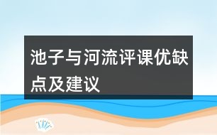 池子與河流評課優(yōu)缺點及建議