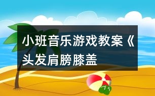 小班音樂游戲教案《頭發(fā)、肩膀、膝蓋、腳》反思