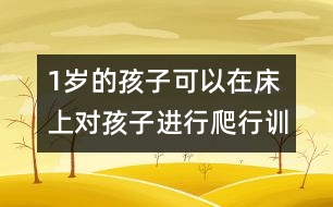 1歲的孩子可以在床上對孩子進(jìn)行爬行訓(xùn)練