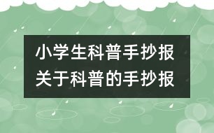 小學(xué)生科普手抄報(bào) 關(guān)于科普的手抄報(bào)