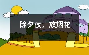 除夕夜，放煙花