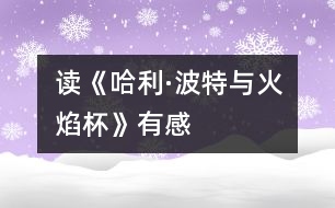 讀《哈利·波特與火焰杯》有感