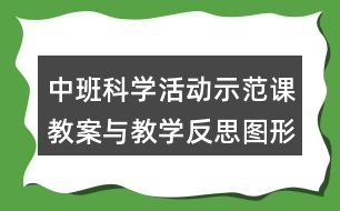 中班科學(xué)活動(dòng)示范課教案與教學(xué)反思圖形的分類