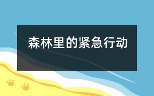 森林里的緊急行動