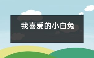 我喜愛(ài)的小白兔