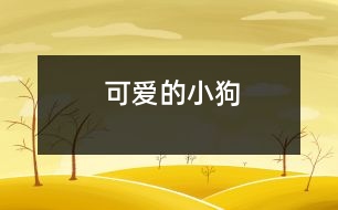 可愛(ài)的小狗