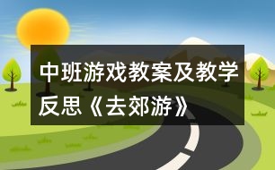 中班游戲教案及教學(xué)反思《去郊游》