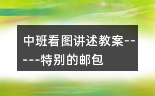 中班看圖講述教案-----特別的郵包