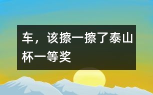 車，該擦一擦了（“泰山杯”一等獎(jiǎng)）