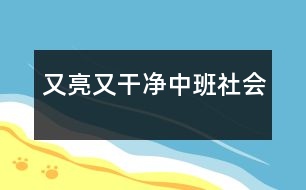 又亮又干凈（中班社會）