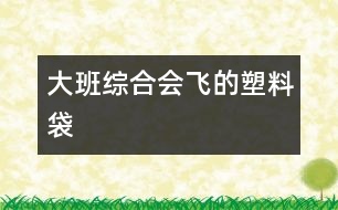 大班綜合：會(huì)飛的塑料袋