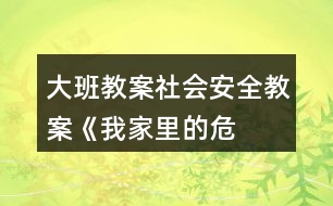 大班教案——社會(huì)安全教案《我家里的危險(xiǎn)》反思