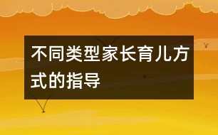 不同類型家長育兒方式的指導(dǎo)