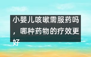 小嬰兒咳嗽需服藥嗎，哪種藥物的療效更好