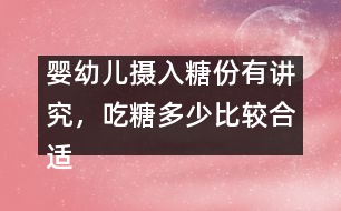 嬰幼兒攝入糖份有講究，吃糖多少比較合適呢